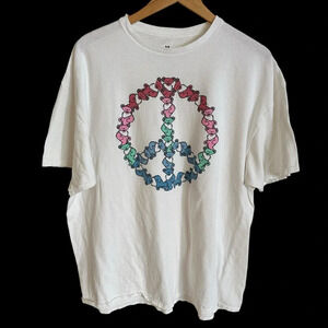 Junk Food Clothing Los Angeles XL Grateful Dead Dancing Bears Peace T Shirt Tee